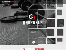 Tablet Screenshot of crossfit-dilworth.com